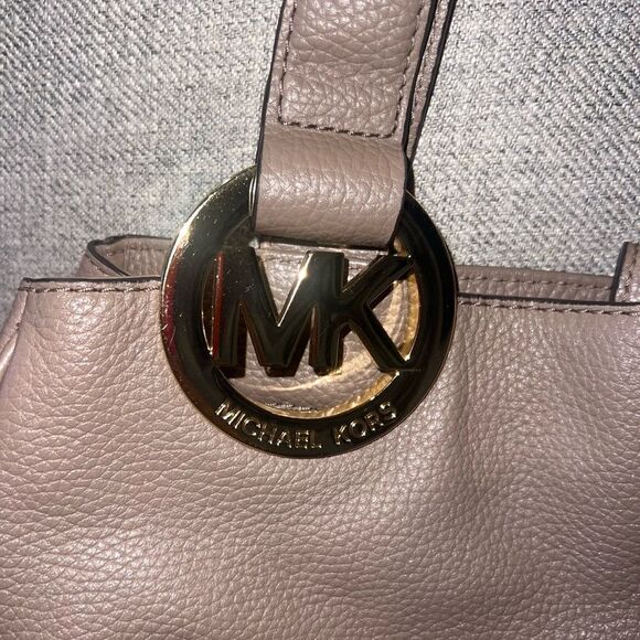 michael‎ kors Fulton large brown and gray shoulder bag - Picture 6 of 12